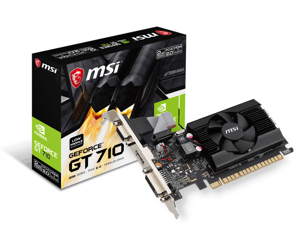 TARJETA DE VIDEO MSI GT 710 2GB DDR3 GT710