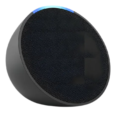PARLANTE INTELIGENTE ALEXA ECHO POP MOD: C2H4R9/ COLOR NEGRO/ INTELIGENTE Y COMPACTO/ COMANDO POR VOZ ALEXA