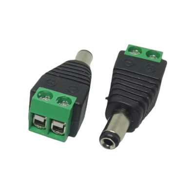 CONECTOR MACHO DE PODER PARA CAMARAS UTP-AC JR52