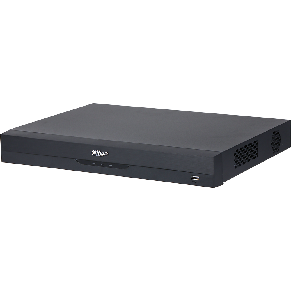 DAHUA DVR 24CAMARAS 1080P PENTAHIBRIDO+8IP 1080P/5MP-N/H.265+/1DD10TB/VGA/HDMI/PTZ/AUDIO1-1/RECONOCIMIENTO FACIAL 2CH/PROTECCION PERIMETRAL 2CH/SMD 24CH/ME